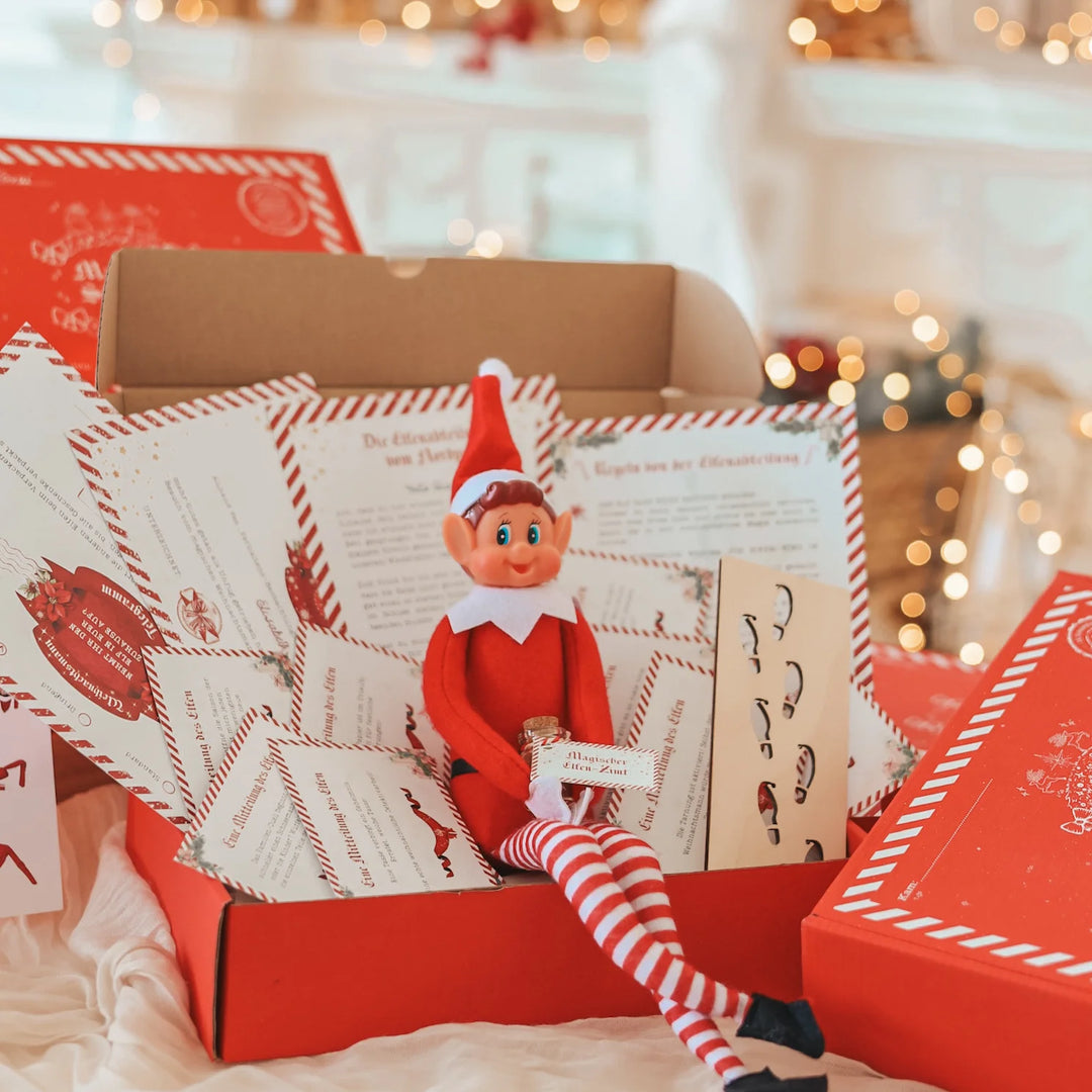 Set: Magische Weihnachtsmann-Box + Elfen-Set + Adventskalender