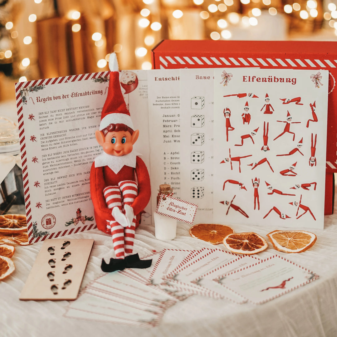 Set: Magische Weihnachtsmann-Box + Elfen-Set + Adventskalender