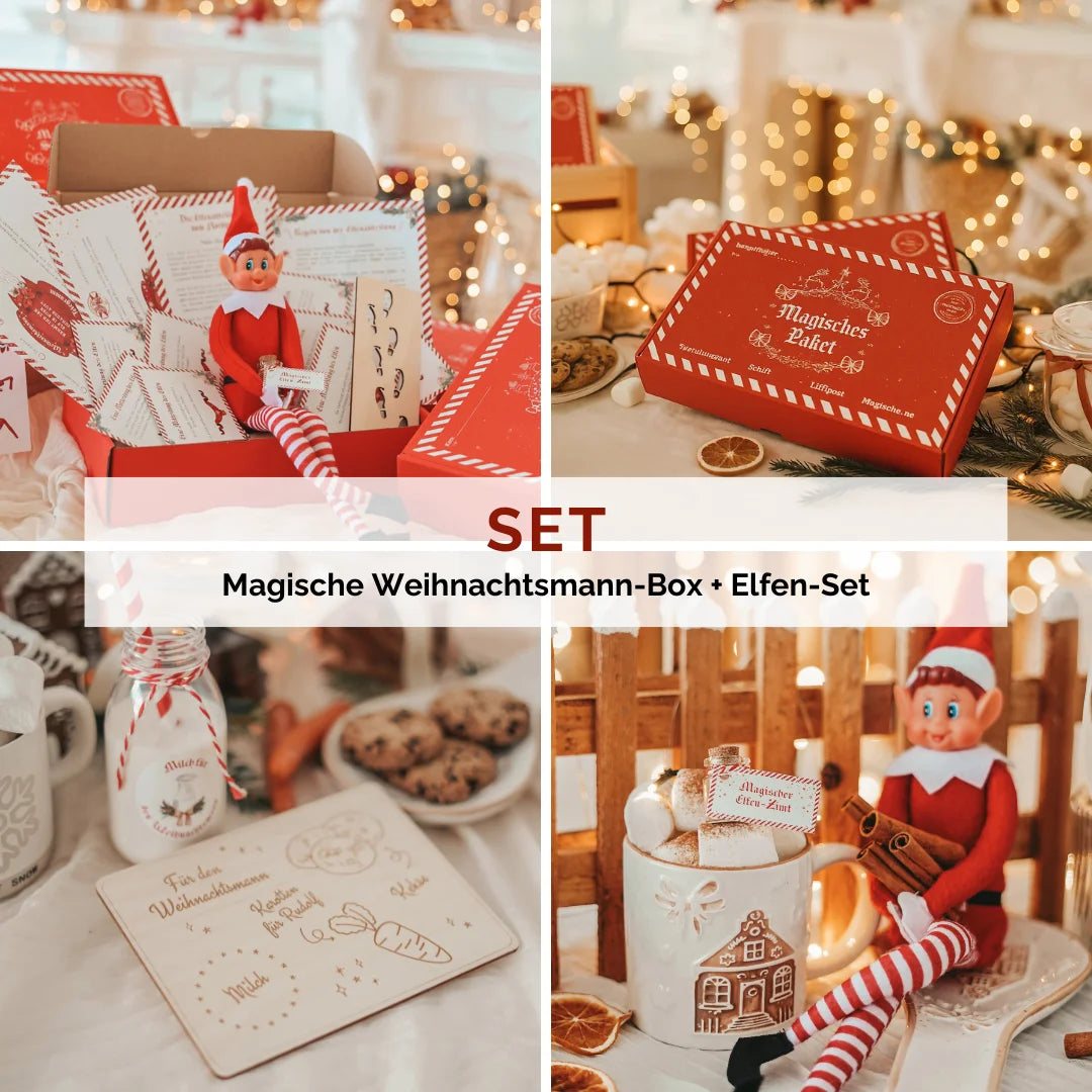 Set: Magische Weihnachtsmann-Box + Elfen-Set